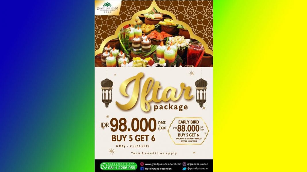 Alamat Hotel Grand Pasundan Bandung iftar-package-Grand-Pasundan-Convention-Hotel - My Bandung